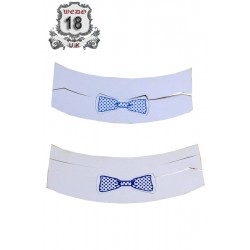 Bow Tie blue  printed-2500/box